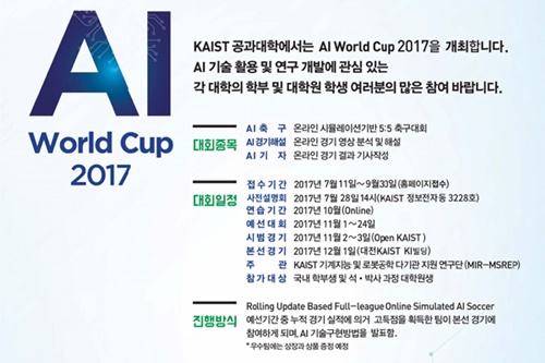 KAIST, AI (World Cup) 2017 11 ù 